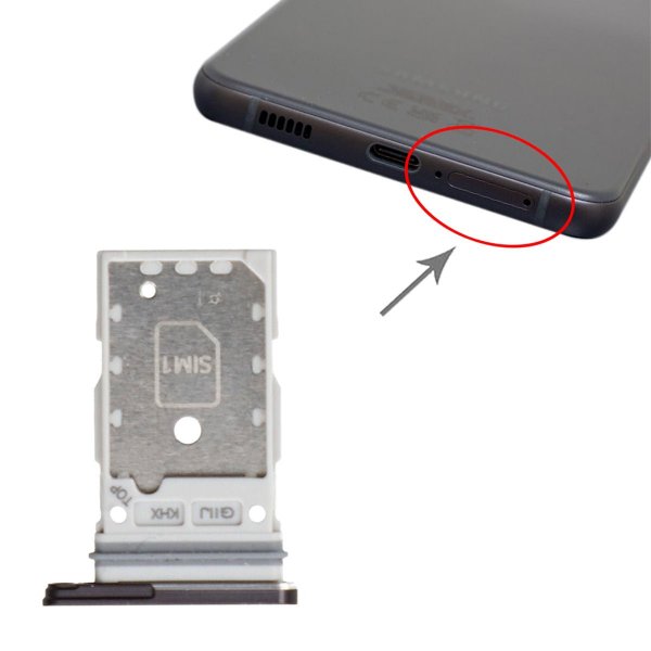Samsung Galaxy S21 FE SIM-kortholder - Sort