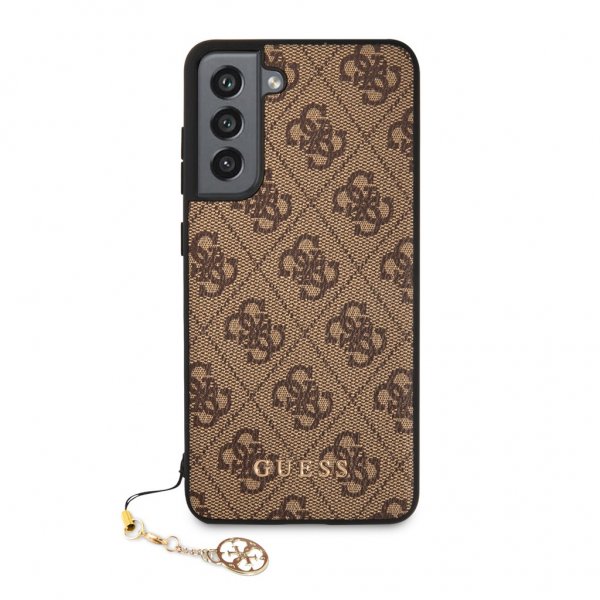 Guess Samsung Galaxy S21 FE Cover 4G Charms Brun