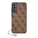 Guess Samsung Galaxy S21 FE Cover 4G Charms Brun