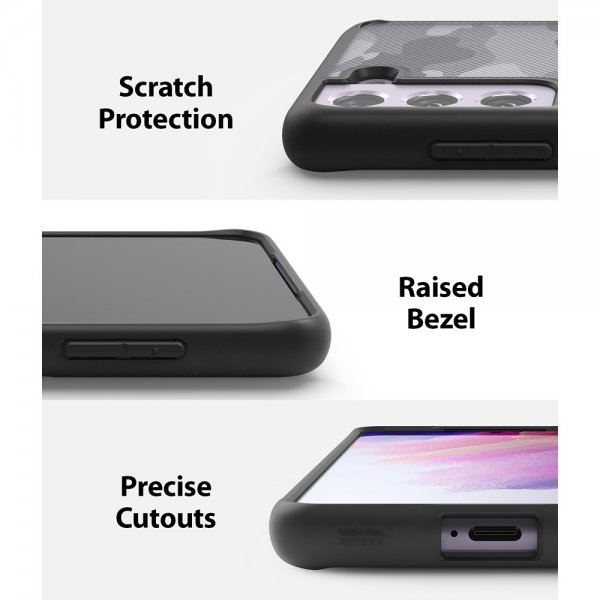 Ringke Samsung Galaxy S21 FE Cover Fusion Matte Camo Black