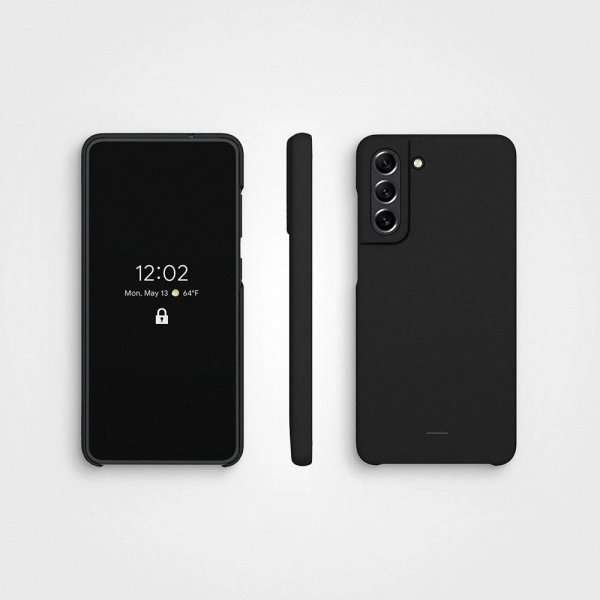 agood company Samsung Galaxy S21 FE Cover Plantebaseret Charcoal Black