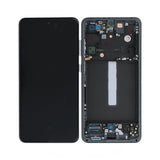 Samsung Galaxy S21 FE Skærm med LCD Display Original - Grafit/Sort
