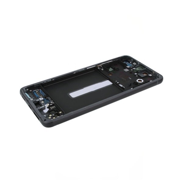 Samsung Galaxy S21 FE Skærm med LCD Display Original - Grafit/Sort