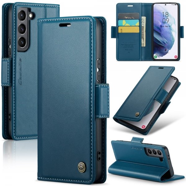 CaseMe Samsung Galaxy S21 Cover 023 Series Blå