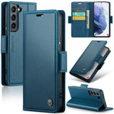 CaseMe Samsung Galaxy S21 Cover 023 Series Blå