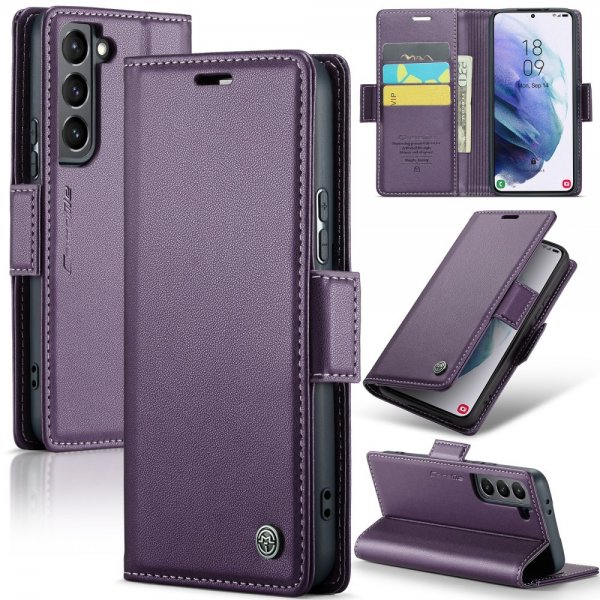 CaseMe Samsung Galaxy S21 Cover 023 Series Lilla