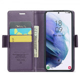CaseMe Samsung Galaxy S21 Cover 023 Series Lilla