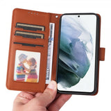 Betopnice Samsung Galaxy S21 Cover med Aftageligt Cover 005 Brun