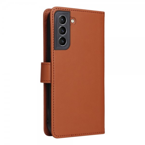 Betopnice Samsung Galaxy S21 Cover med Aftageligt Cover 005 Brun