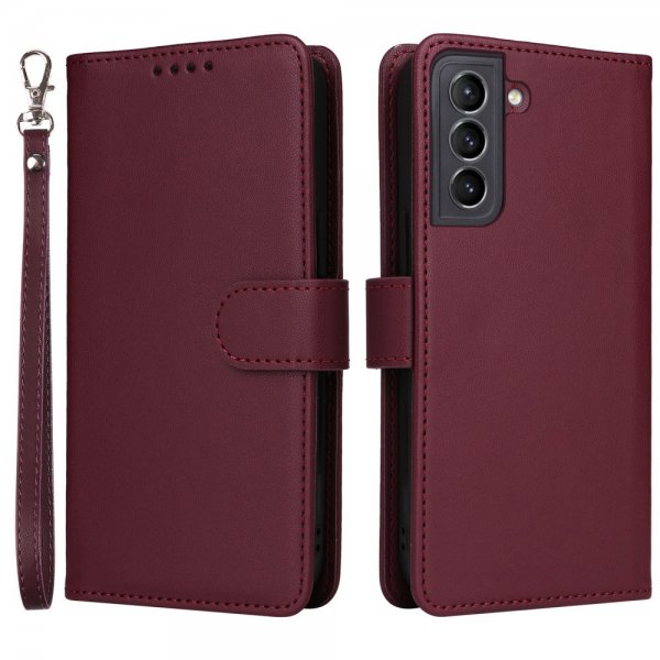 Betopnice Samsung Galaxy S21 Cover med Aftageligt Cover 005 Rød