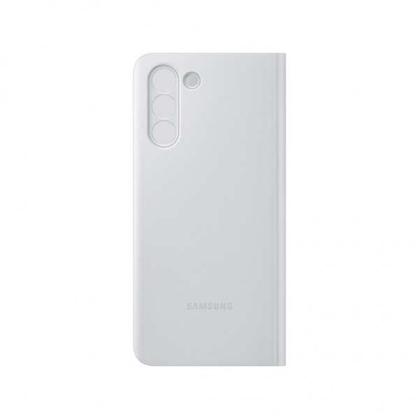 Samsung Original Galaxy S21 Cover Smart Clear View Cover Lysegrå