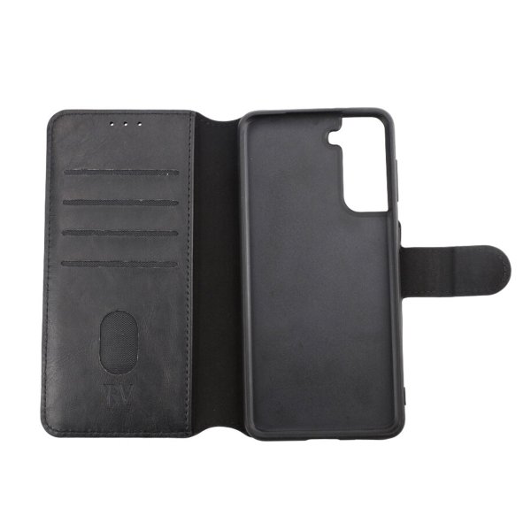Rvelon Samsung Galaxy S21 Cover Magnetisk Aftageligt Etui Sort