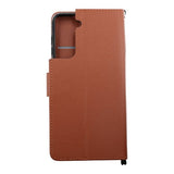 Samsung Galaxy S21 Cover med Støttefunktion Brun