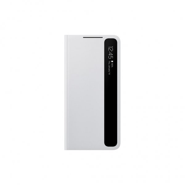 Samsung Original Galaxy S21 Plus Cover Smart Clear View Cover Lysegrå