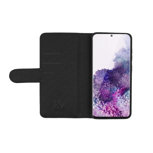 Rvelon Samsung Galaxy S21 Plus Cover Magnetisk Aftageligt Etui Sort