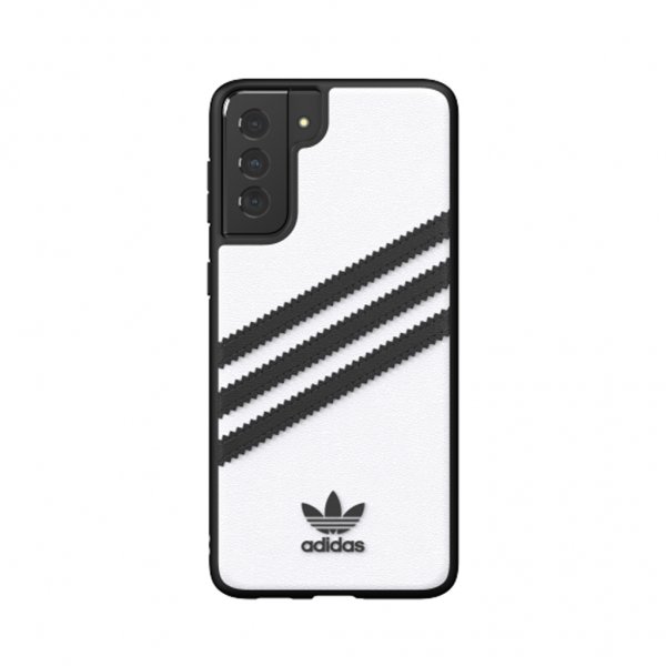 Adidas Samsung Galaxy S21 Plus Cover 3 Stripes Snap Case Hvid