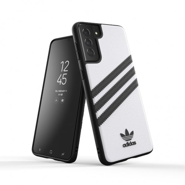 Adidas Samsung Galaxy S21 Plus Cover 3 Stripes Snap Case Hvid