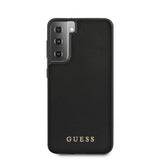 Guess Samsung Galaxy S21 Plus Cover Lædertekstur Sort
