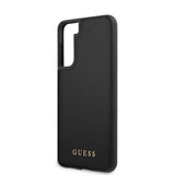 Guess Samsung Galaxy S21 Plus Cover Lædertekstur Sort