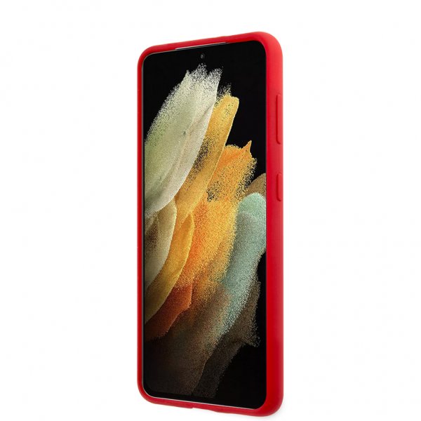 U.S. Polo Samsung Galaxy S21 Plus Cover med Logo Rød
