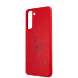 U.S. Polo Samsung Galaxy S21 Plus Cover med Logo Rød