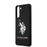 U.S. Polo Samsung Galaxy S21 Plus Cover Silikone Logo Sort