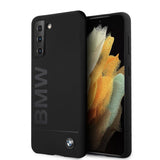 BMW Samsung Galaxy S21 Plus Cover med Logo Sort