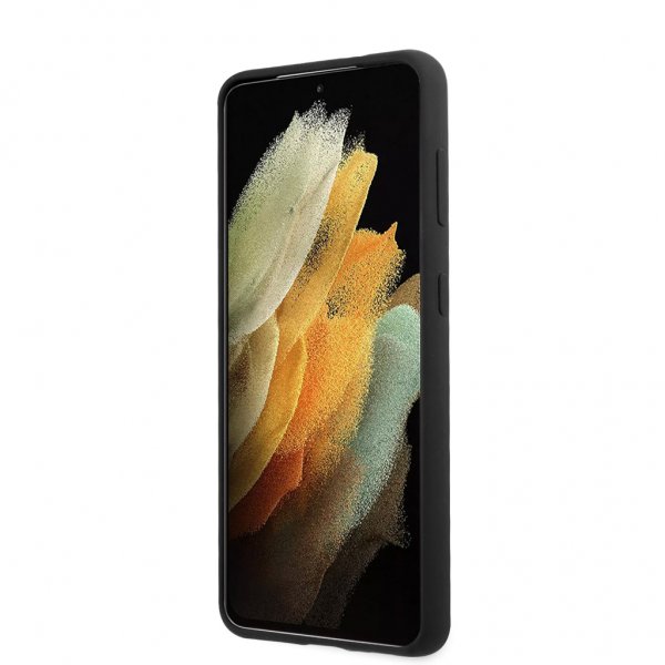 Mercedes Benz Samsung Galaxy S21 Plus Cover med Logo Sort