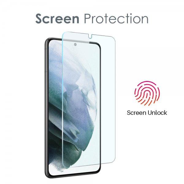 Northjo Samsung Galaxy S21 Plus Cover med Skærmbeskyttelse og Kamerabeskyttelse 3-i-1