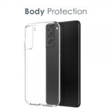 Northjo Samsung Galaxy S21 Plus Cover med Skærmbeskyttelse og Kamerabeskyttelse 3-i-1