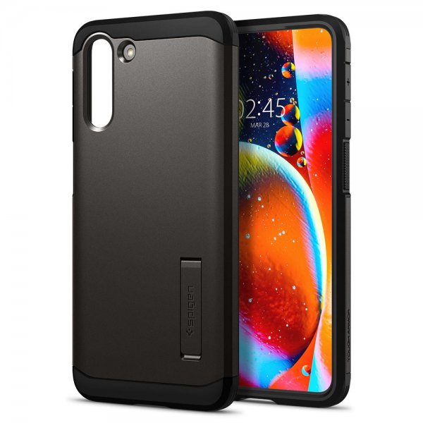 Spigen Samsung Galaxy S21 Plus Cover Tough Armor Gunmetal