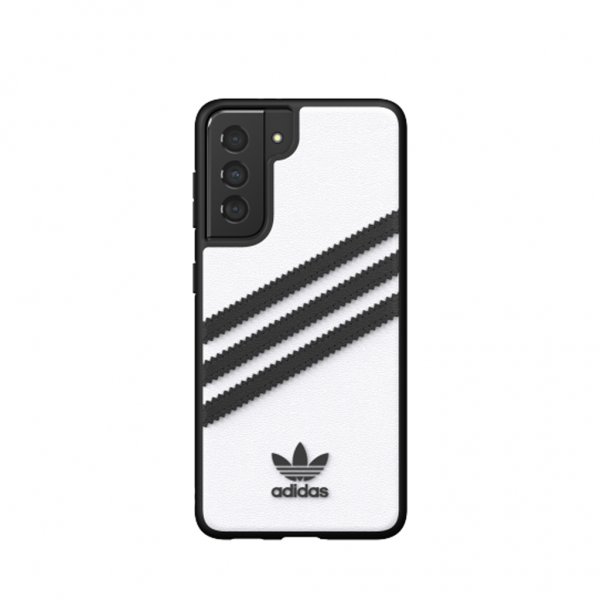Adidas Samsung Galaxy S21 Cover 3 Stripes Snap Case Hvid