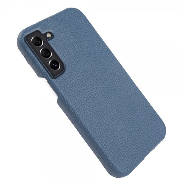 Samsung Galaxy S21 Cover Ægte Læder MagSafe Mørkeblå