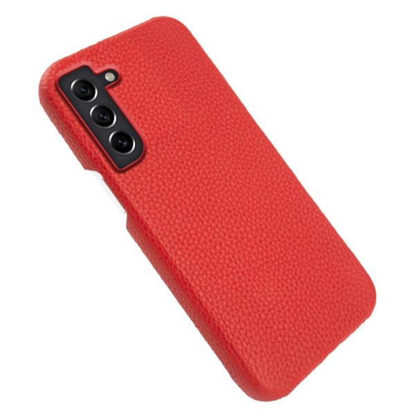 Samsung Galaxy S21 Cover Ægte Læder MagSafe Rød