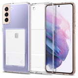 Spigen Samsung Galaxy S21 Cover Crystal Slot Crystal Clear