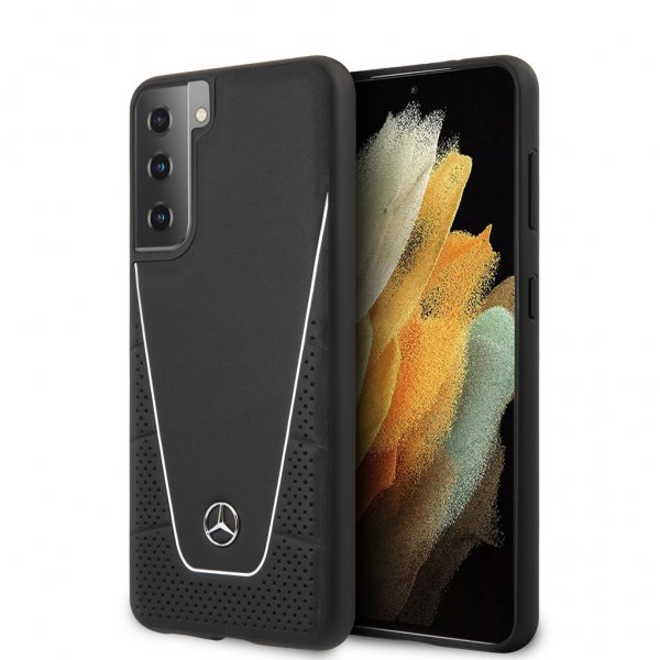 Mercedes Benz Samsung Galaxy S21 Cover Logo Perforated Dynamic Sort
