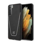 Mercedes Benz Samsung Galaxy S21 Cover Logo Perforated Dynamic Sort