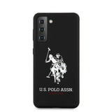 U.S. Polo Samsung Galaxy S21 Cover Silikone Logo Sort