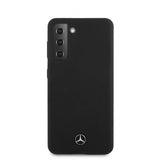 Mercedes Benz Samsung Galaxy S21 Cover med Logo Sort