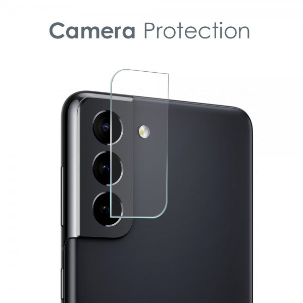 Northjo Samsung Galaxy S21 Cover med Skærmbeskyttelse og Kamerabeskyttelse 3-i-1