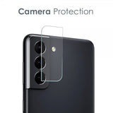 Northjo Samsung Galaxy S21 Cover med Skærmbeskyttelse og Kamerabeskyttelse 3-i-1