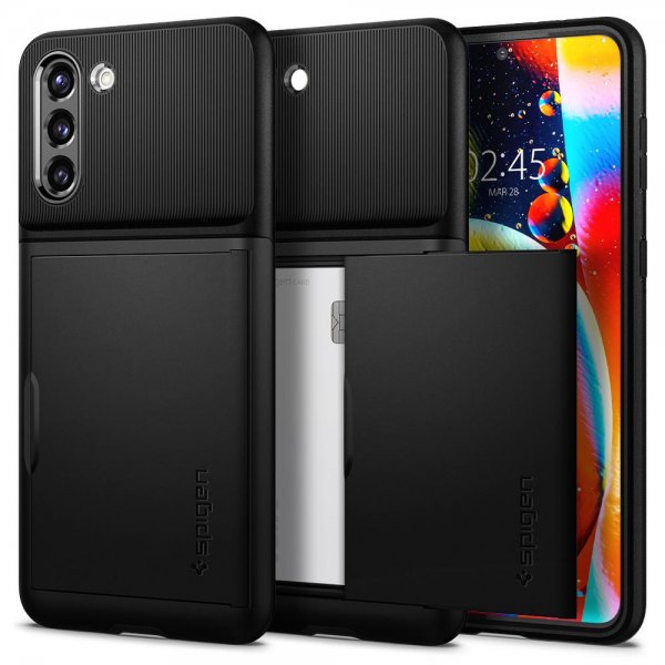 Spigen Samsung Galaxy S21 Cover Slim Armor CS Sort