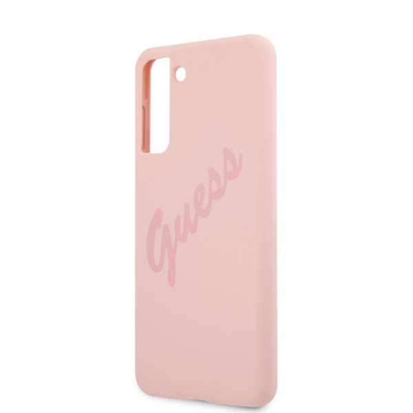 Guess Samsung Galaxy S21 Cover Vintage Logo Rosa