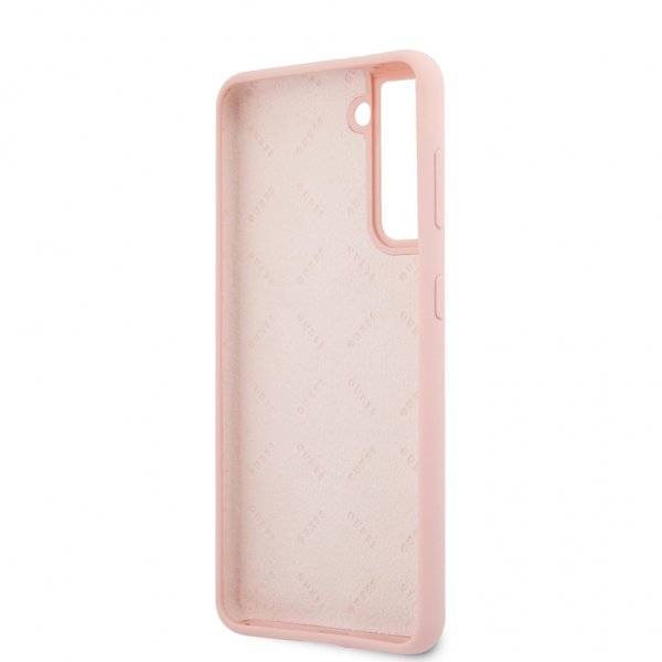 Guess Samsung Galaxy S21 Cover Vintage Logo Rosa