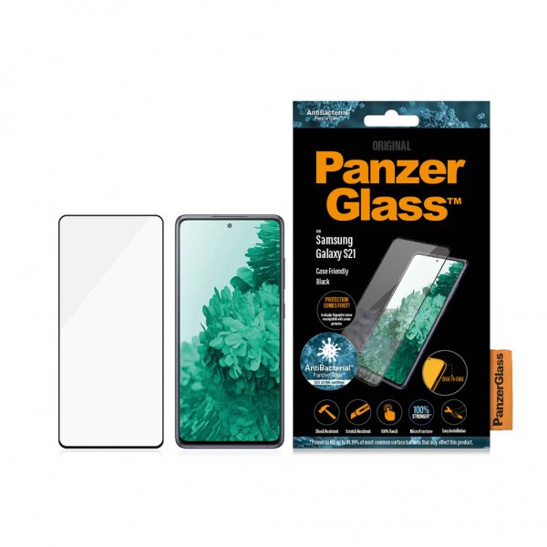 PanzerGlass Samsung Galaxy S21 Skærmbeskyttelse Case Friendly
