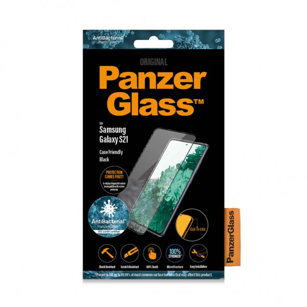PanzerGlass Samsung Galaxy S21 Skærmbeskyttelse Case Friendly