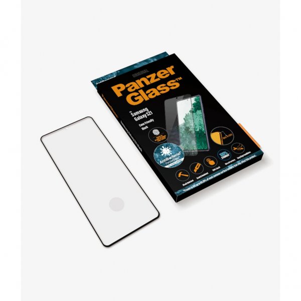 PanzerGlass Samsung Galaxy S21 Skærmbeskyttelse Case Friendly Fingeraftryk