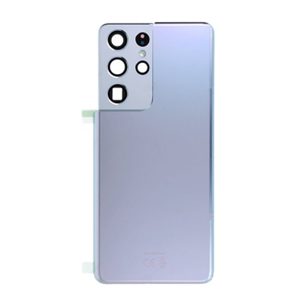 Samsung Galaxy S21 Ultra 5G Bagcover Original - Sølv