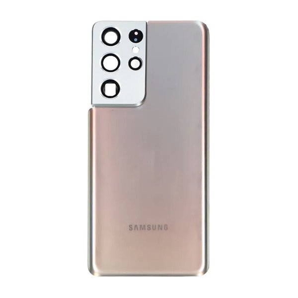 Samsung Galaxy SM-G998B S21 Ultra 5G Bagcover Original OEM Sølv