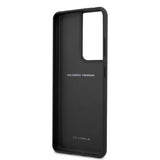 Ferrari Samsung Galaxy S21 Ultra Cover Logo Perforeret Sort